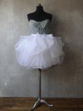 Robe en jean + tulle plumetis