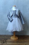 robe soie grise hiver