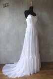 Robe bustier plumetis