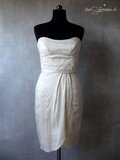 robe bustier ivoire