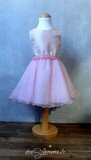 robe soie rose
