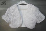 boléro fleurs organza
